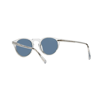 OLIVER PEOPLES GREGORY PECK SUN CRYSTAL W/ INDIGO PHOTOCHROMIC LENS