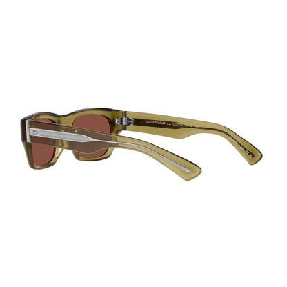 OLIVER PEOPLES KASDAN DUSTY OLIVE W/ BURGUNDY