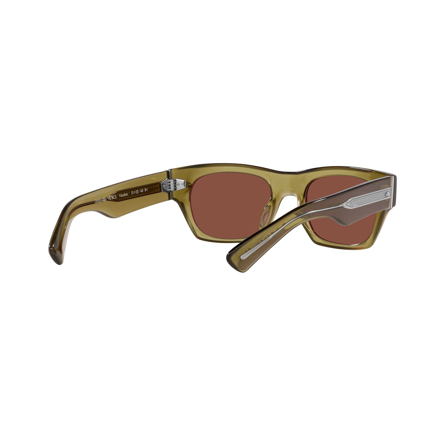 OLIVER PEOPLES KASDAN DUSTY OLIVE W/ BURGUNDY