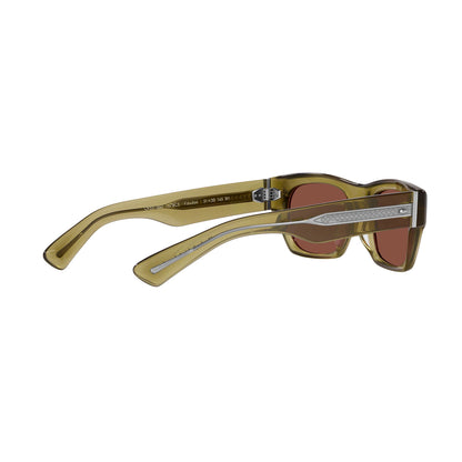 OLIVER PEOPLES KASDAN DUSTY OLIVE W/ BURGUNDY