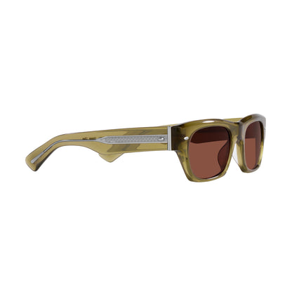 OLIVER PEOPLES KASDAN DUSTY OLIVE W/ BURGUNDY