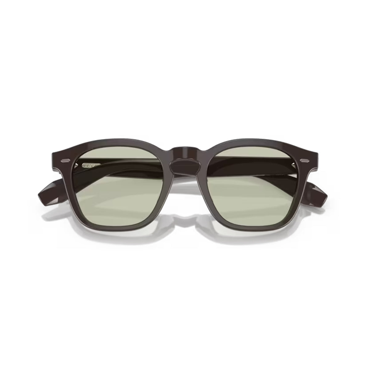 OLIVER PEOPLES N.03 KURI BROWN W/DEMO LENS - GREEN WASH