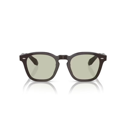 OLIVER PEOPLES N.03 KURI BROWN W/DEMO LENS - GREEN WASH