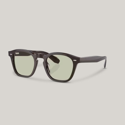 OLIVER PEOPLES N.03 KURI BROWN W/DEMO LENS - GREEN WASH