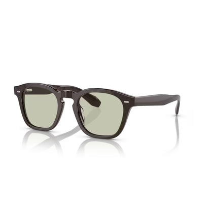 OLIVER PEOPLES N.03 KURI BROWN W/DEMO LENS - GREEN WASH