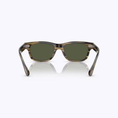 OLIVER PEOPLES ROSSON SUN OLIVE SMOKE W/G15