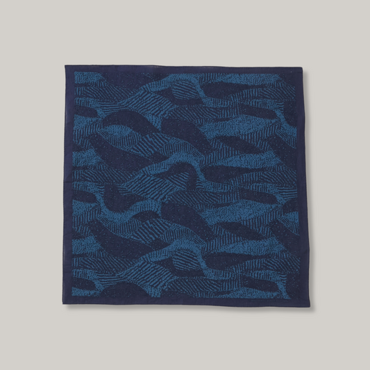 BLUE BLUE JAPAN WIND FLOW PATTERN BANADANA - DARK NAVY