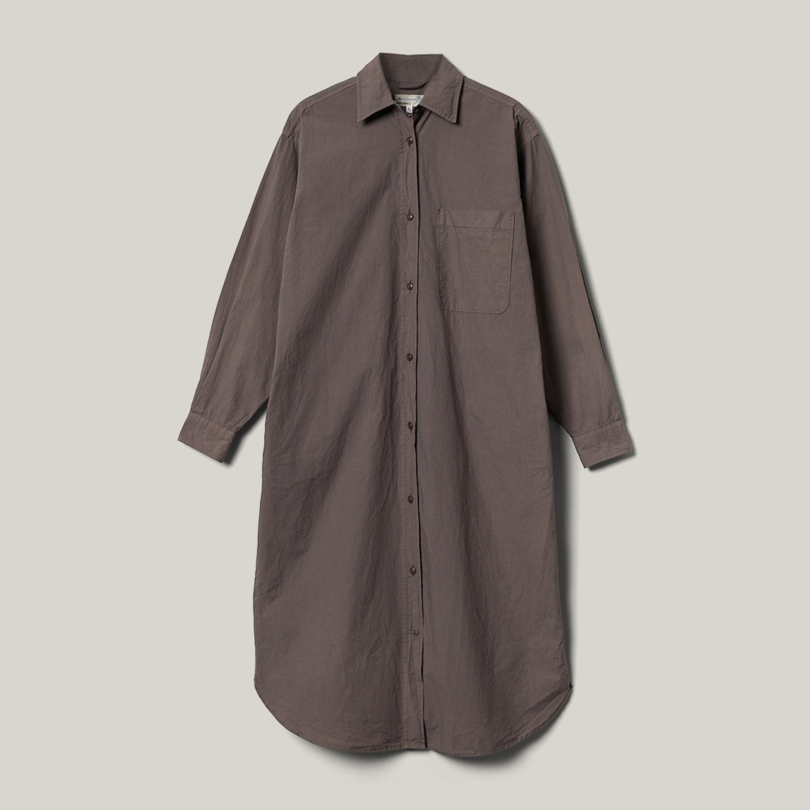 MERZ B SCHWANEN SHIRT DRESS - GRAIN