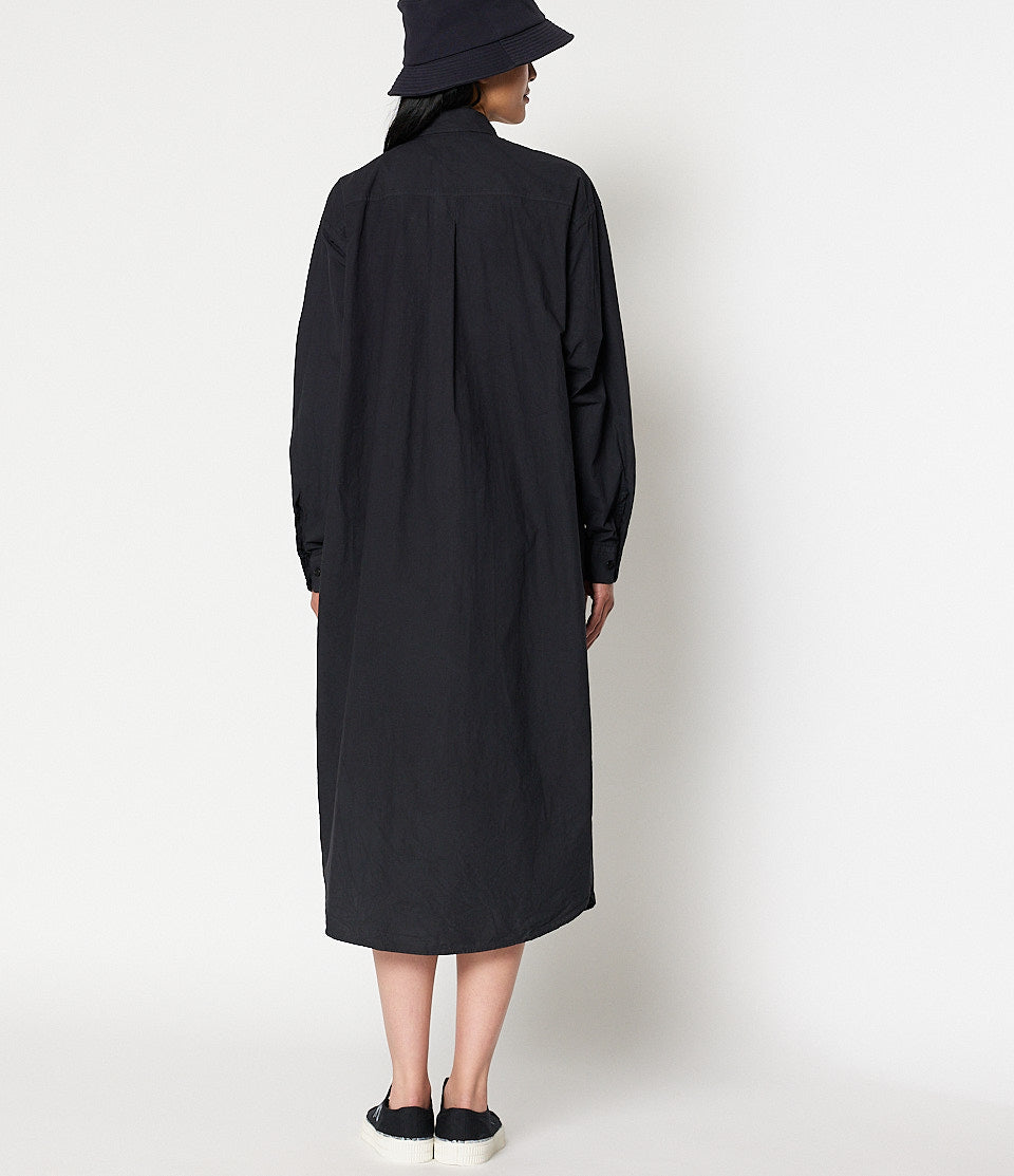 MERZ B SCHWANEN SHIRT DRESS - CHARCOAL