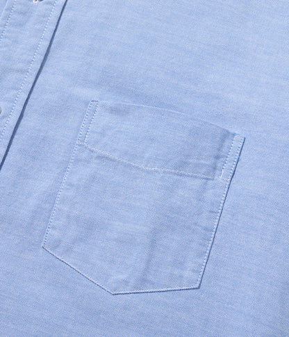 BUZZ RICKSON x PPHH - 4OZ COTTON OXFORD CLOTH SHIRT - BLUE