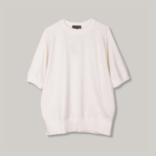 NIGEL CABOURN SS SWEAT SHIRT - OFF WHITE