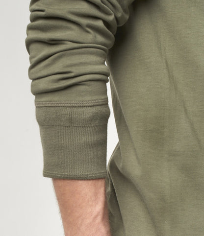 MERZ B SCHWANEN HENLEY SHIRT 206 - ARMY