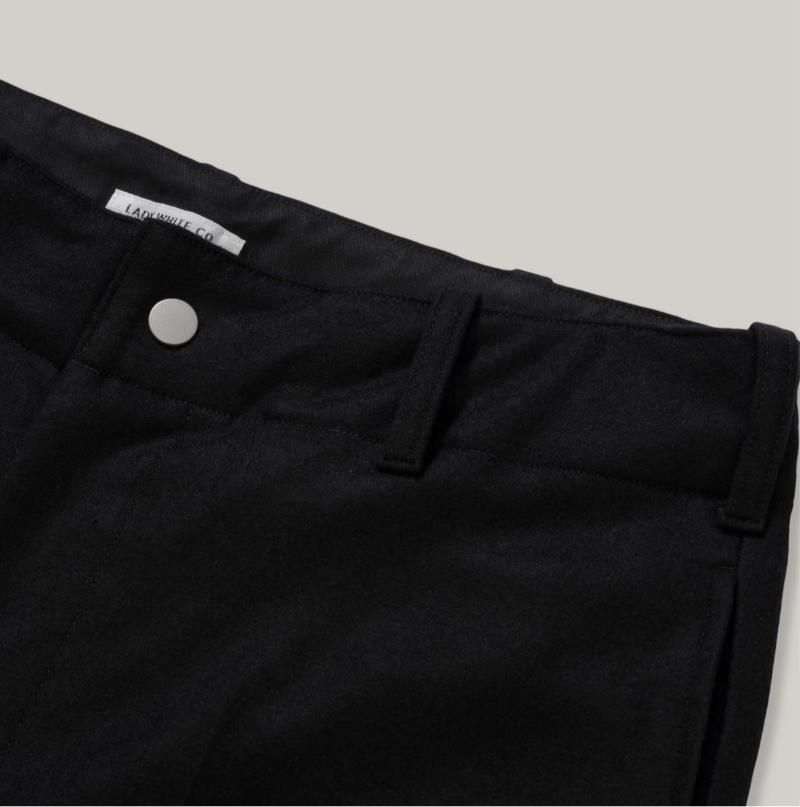 LADY WHITE CO. WOOL JERSEY PANT - BLACK