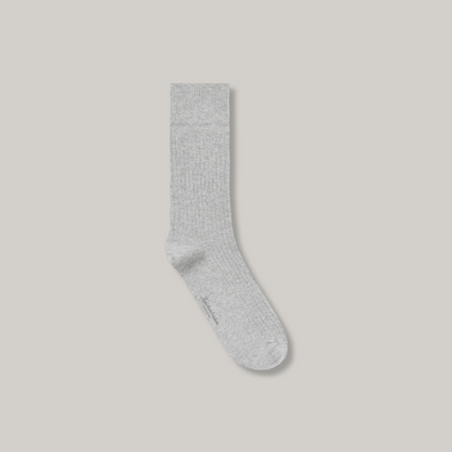 KNICKERBOCKER 3-PACK DAILY COTTON SOCKS - HEATHER GREY