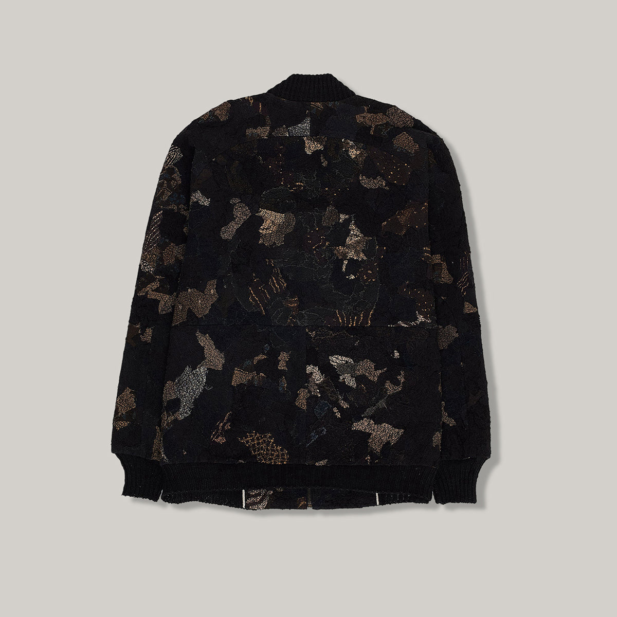 11.11 UNISEX PATCHWORK JACKET - CHARCOAL/MULTI