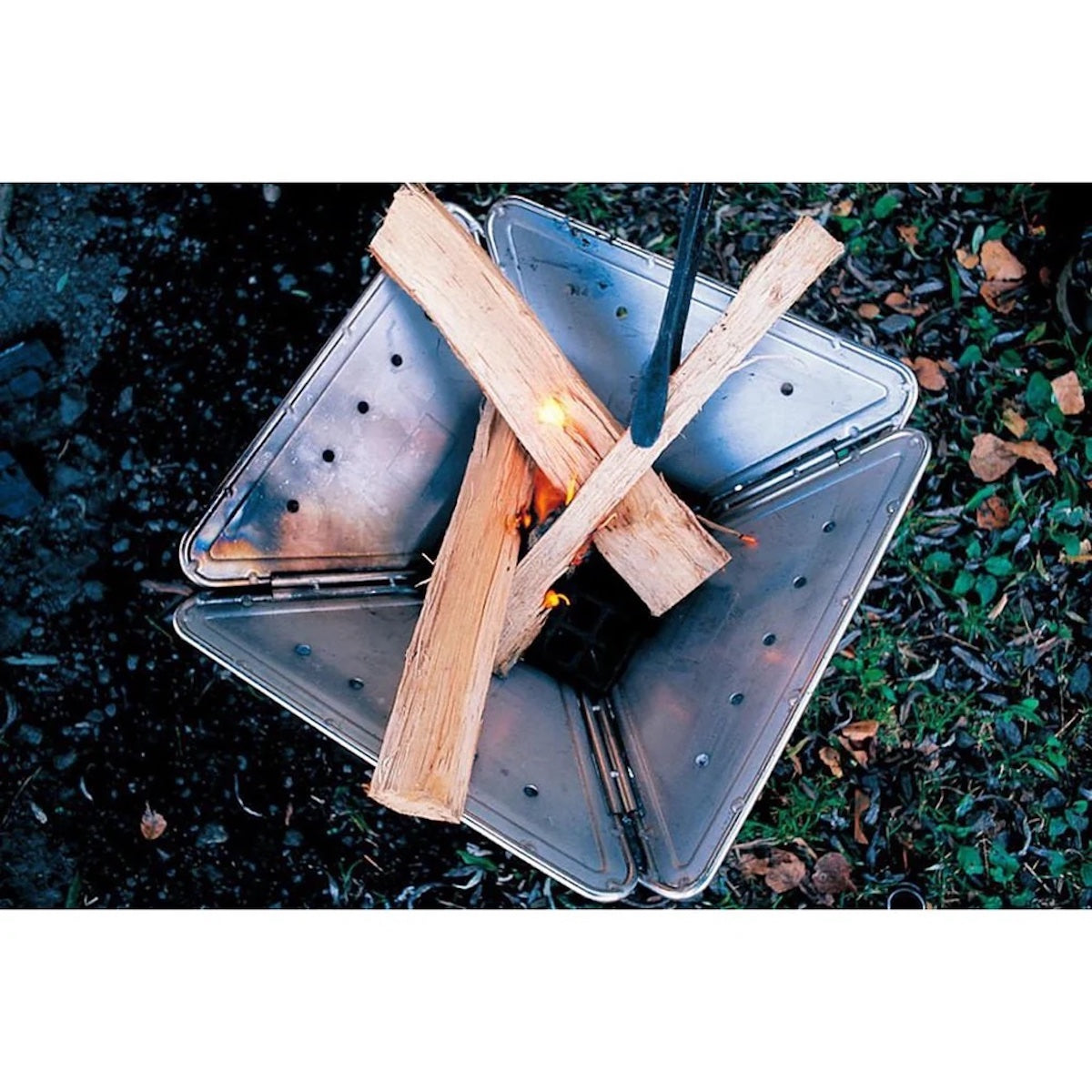 SNOW PEAK LARGE FIRE PIT KIT (PACK & CARRY STARTER KIT)