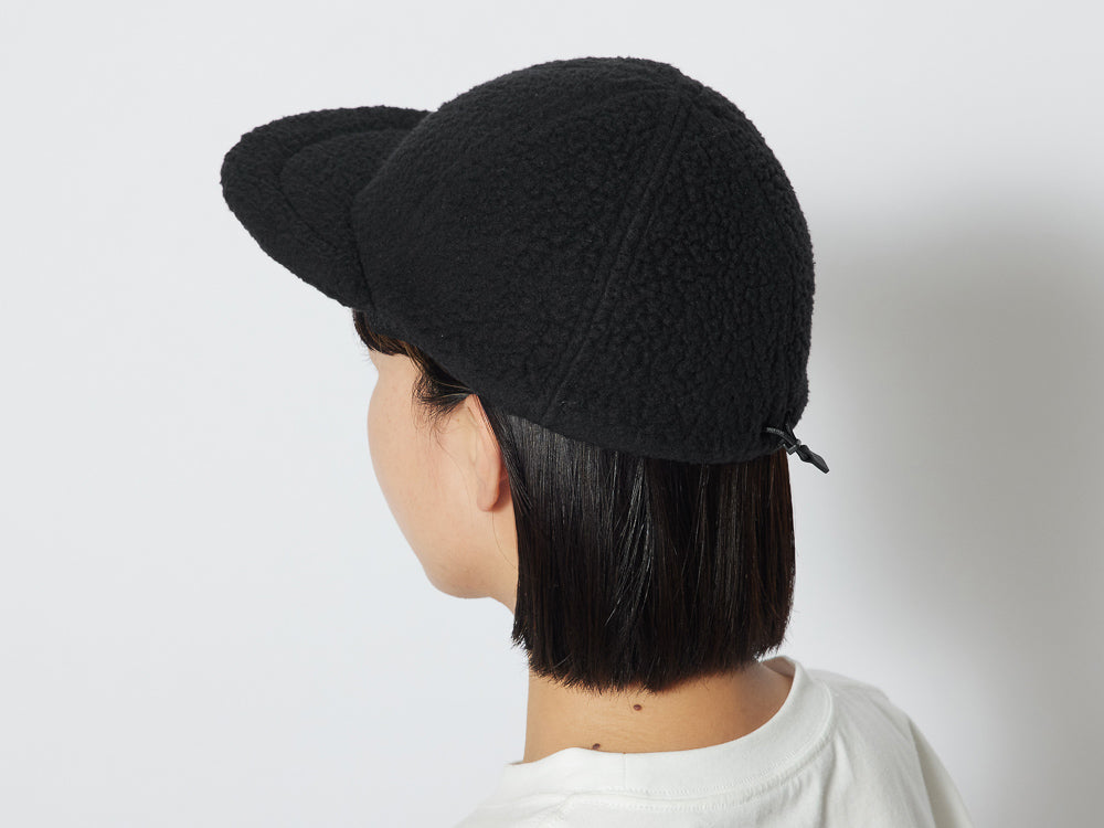 SNOW PEAK THERMAL BOA FLEECE CAP - BLACK