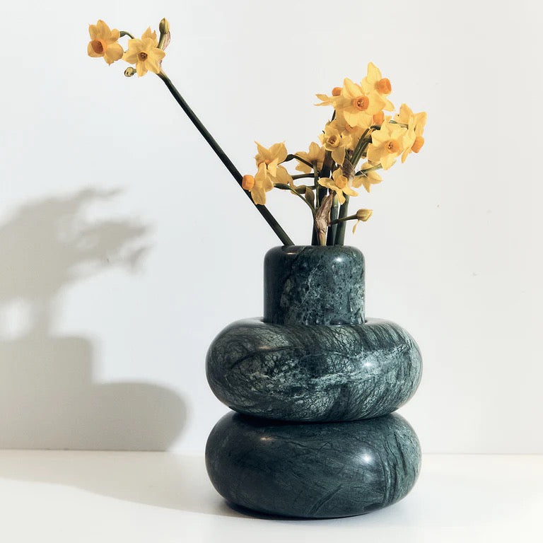 ADDITION STUDIO - MOLECULAR VASE CHUNKY - INDIA GREEN