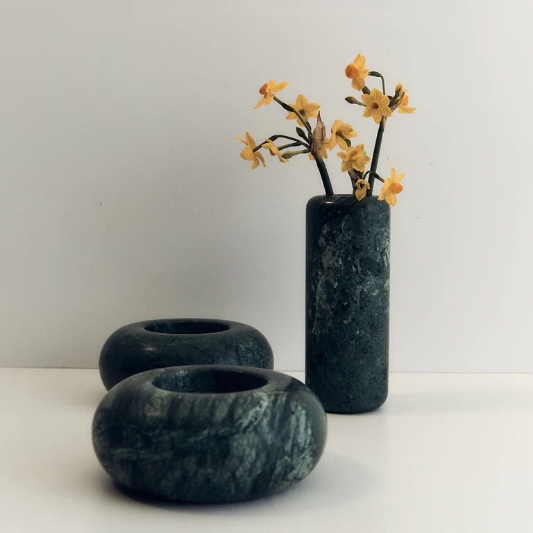 ADDITION STUDIO - MOLECULAR VASE CHUNKY - INDIA GREEN