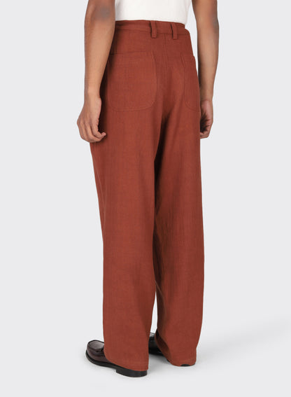 KARDO ANTONIO TROUSER  - BURNT SIENNA