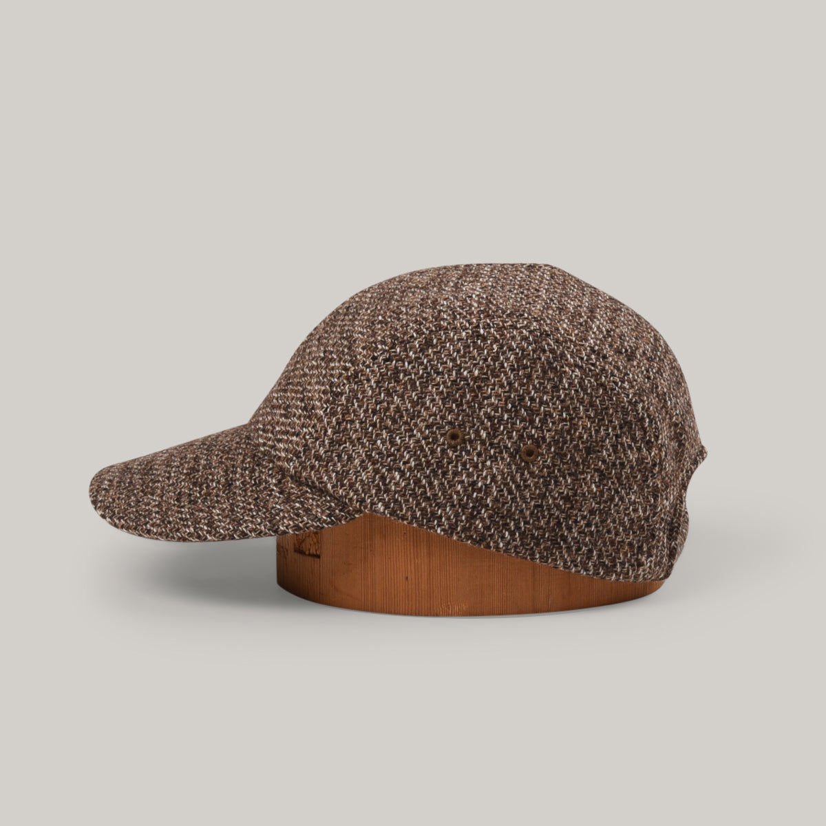 ANONYMOUS ISM TWEED KYOTO CAP - BROWN