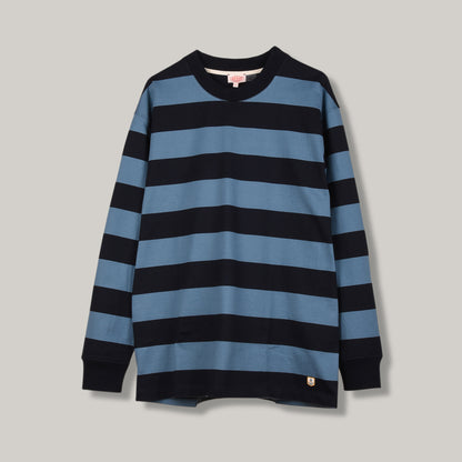 ARMOR LUX LS HERITAGE TEE - RICH NAVY/ WINTERBLUE