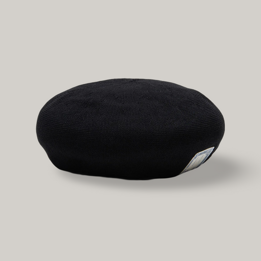 H.W. DOG & CO. COTTON CLUB BASIC BERET - BLACK