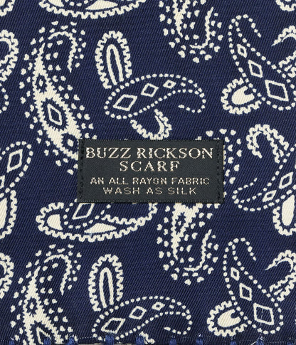 BUZZ RICKSON AVIATION ASSOCIATES RAYON SCARF - NAVY