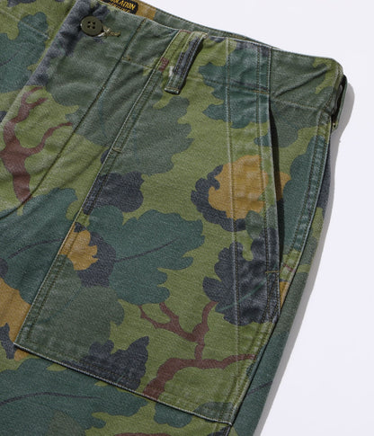 BUZZ RICKSON CIVILIAN MODEL SHORTS -  MITCHELL PATTERN CAMOUFLAGE