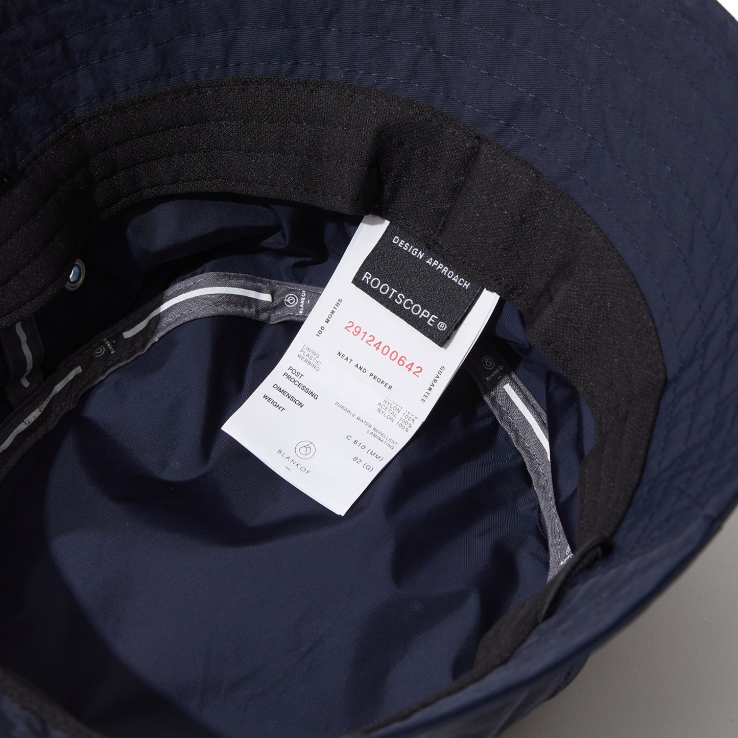 BLANKOF ARCHITECT BUCKET HAT - NAVY