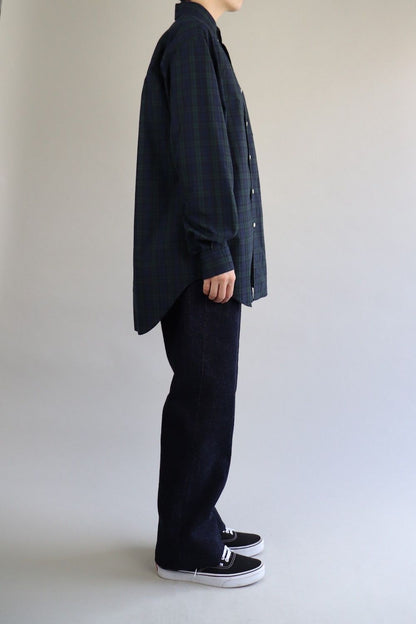 LENO BUTTON DOWN SHIRT - BLACK WATCH