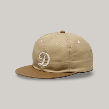 H.W. DOG & CO. 2 TONE 90's CAP - BEIGE x KHAKI