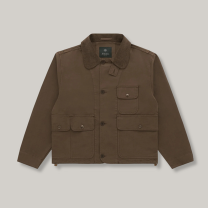 KNICKERBOCKER CATSKILLS CANVAS COAT - BROWN