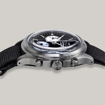 Naval Watch Co. FRXC001 Chronograph NATO Strap - Black