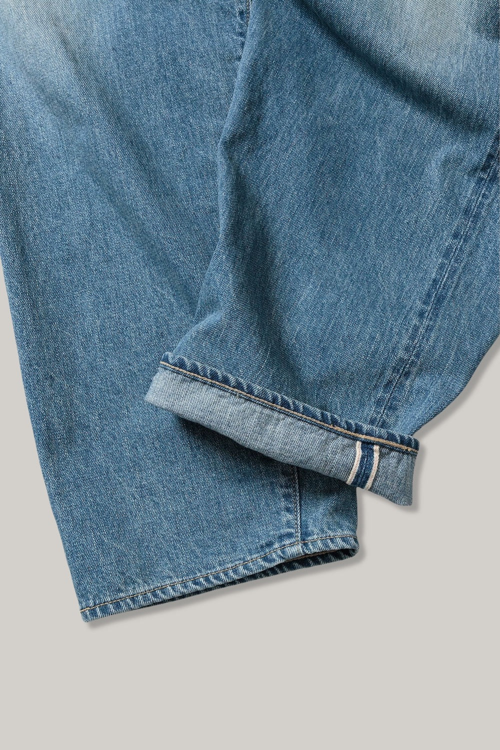 LENO LOOSE TAPERED JEAN - FADE INDIGO