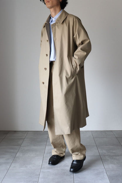 LENO BAL COLLAR COAT - BEIGE