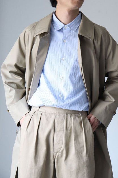 LENO BAL COLLAR COAT - BEIGE