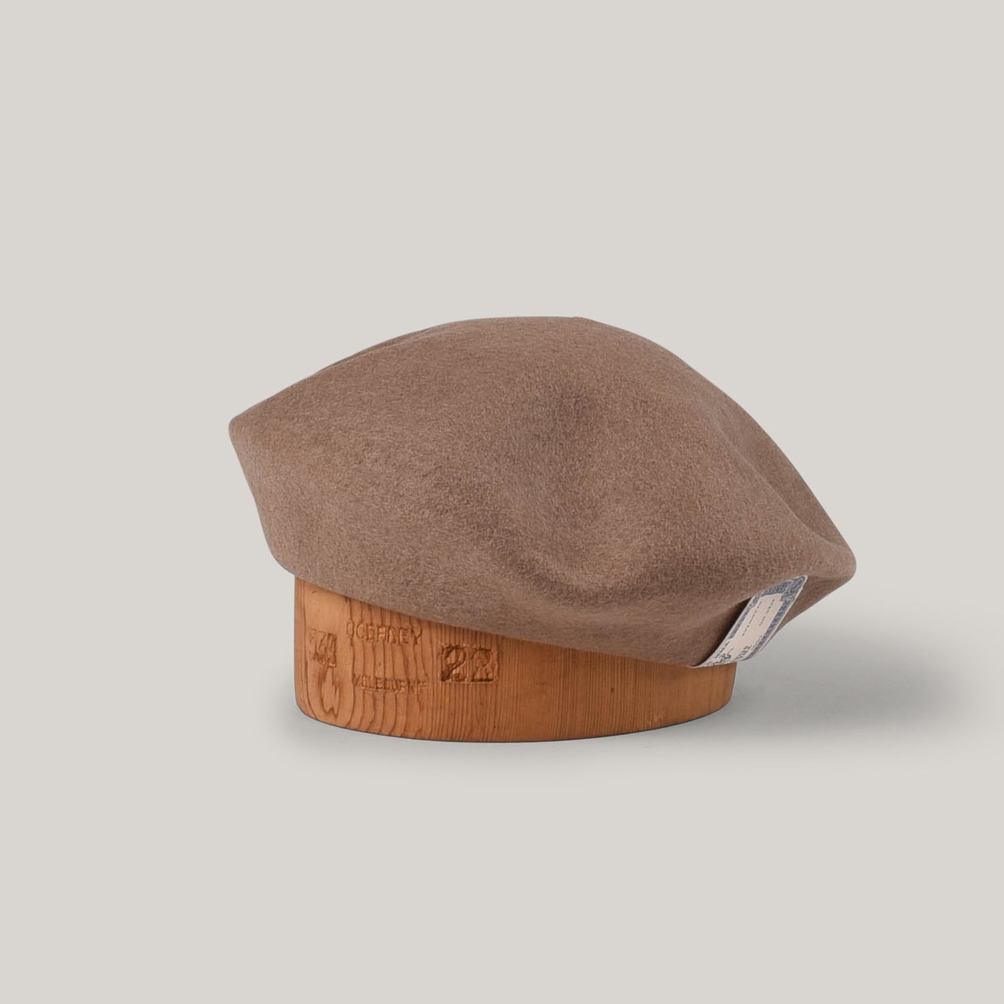 H.W. DOG & CO.  BASIC BERET - BEIGE