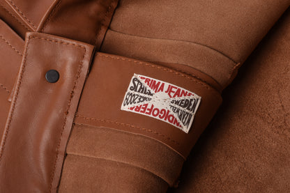 INDIGOFERA GRANT LEATHER JACKET - COGNAC