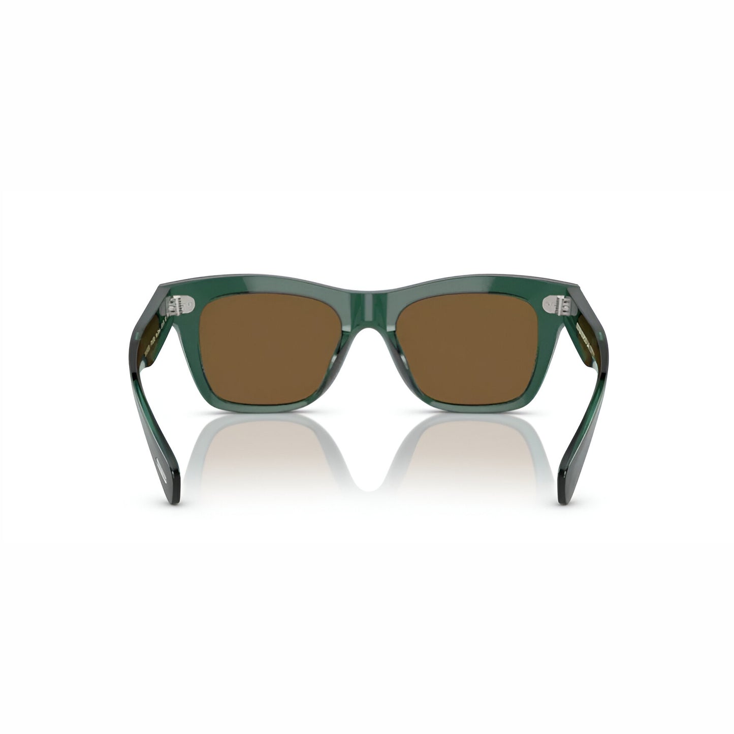 OLIVER PEOPLES MS.OLIVER TRANSLUCENT DARK TEAL W/ COGNAC MIRROR