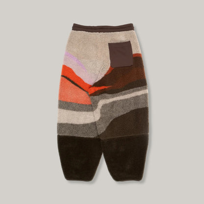 EAT DUST JAMIE FLEECE PANTS  LANDSCAPE TEDDY - MULTI