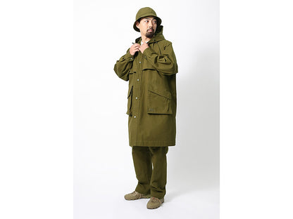 SNOW PEAK TAKIBI CANVAS COAT - OLIVE