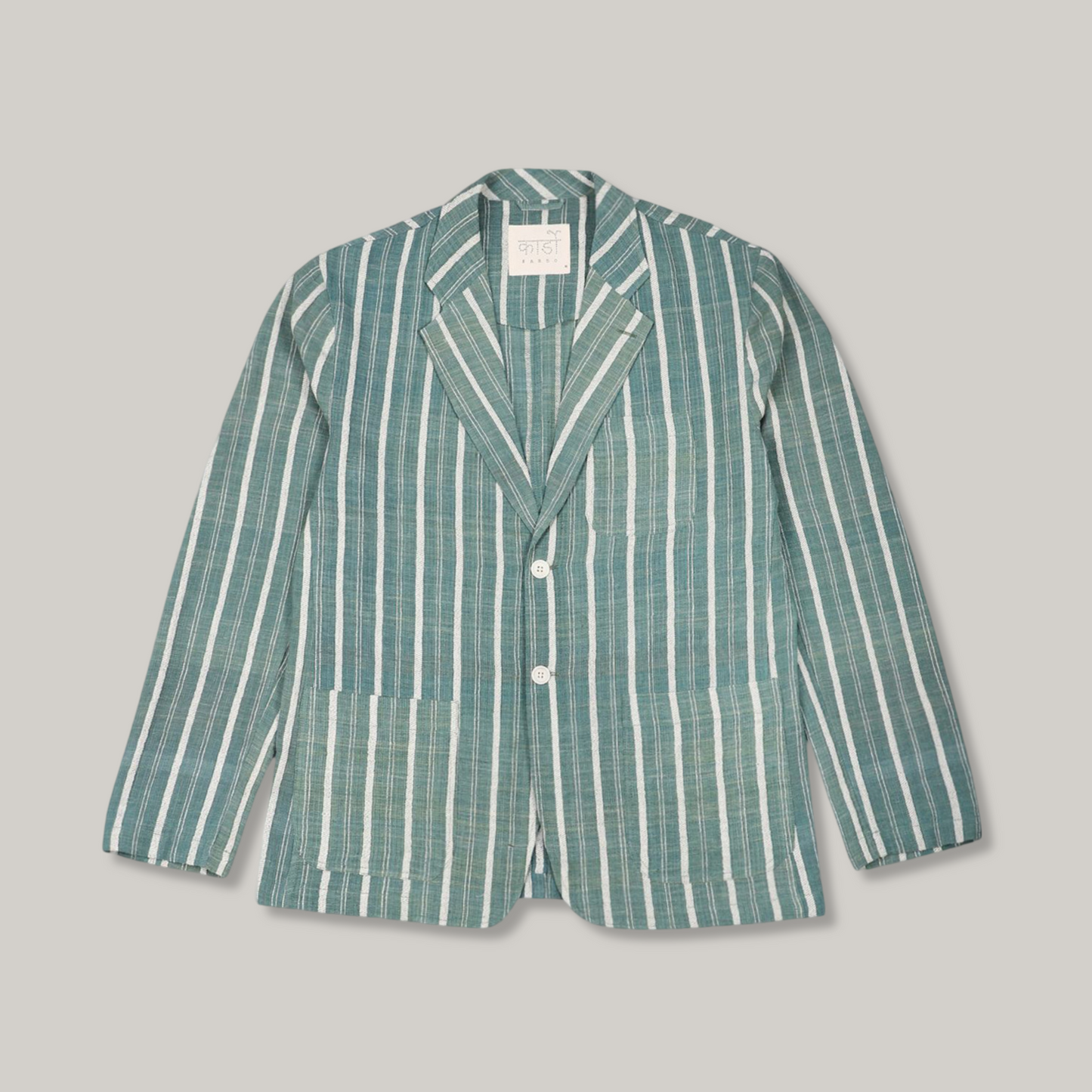 KARDO HUGH BLAZER  - GREEN/ NATURAL