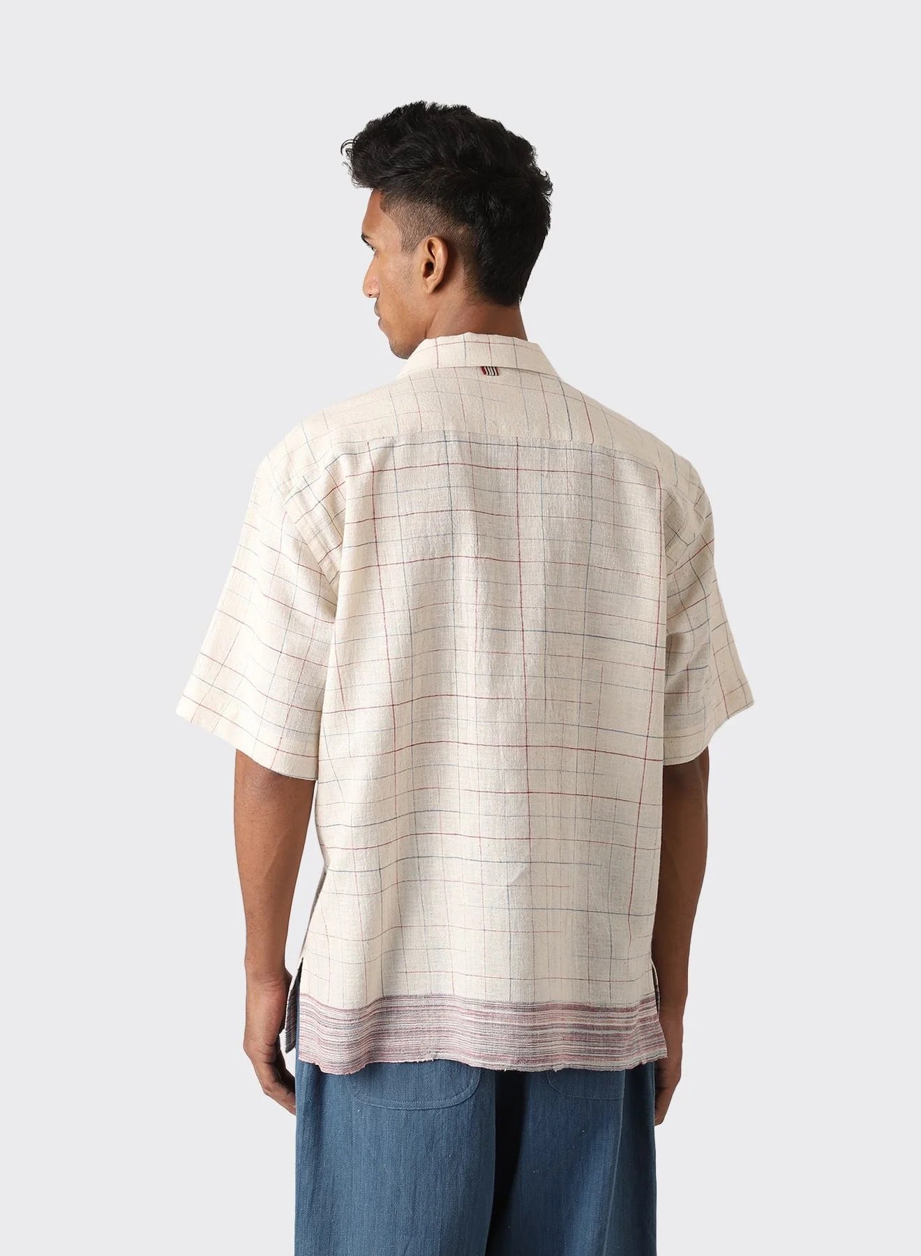 KARDO PEDRO SHIRT - NATURAL/MULTI CHECK