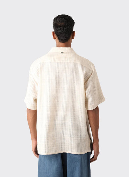 KARDO PEDRO SHIRT - NATURAL CHECK