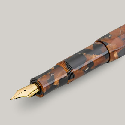 KAWECO ART SPORT FOUNTAIN PEN - HICKORY BORWN