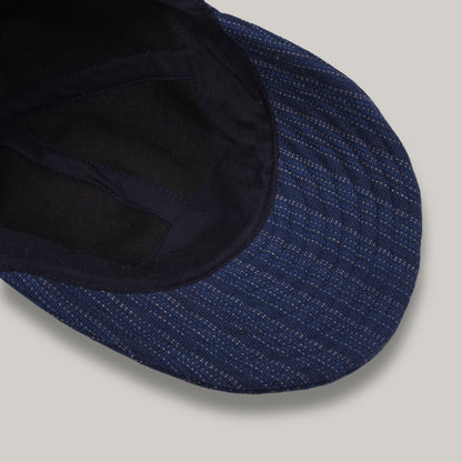 KARDO QUILTED PEAK CAP - INDIGO