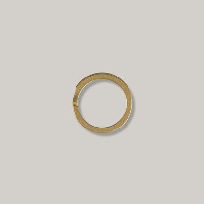 KOBASHI STUDIO BRASS FLAT KEY RING