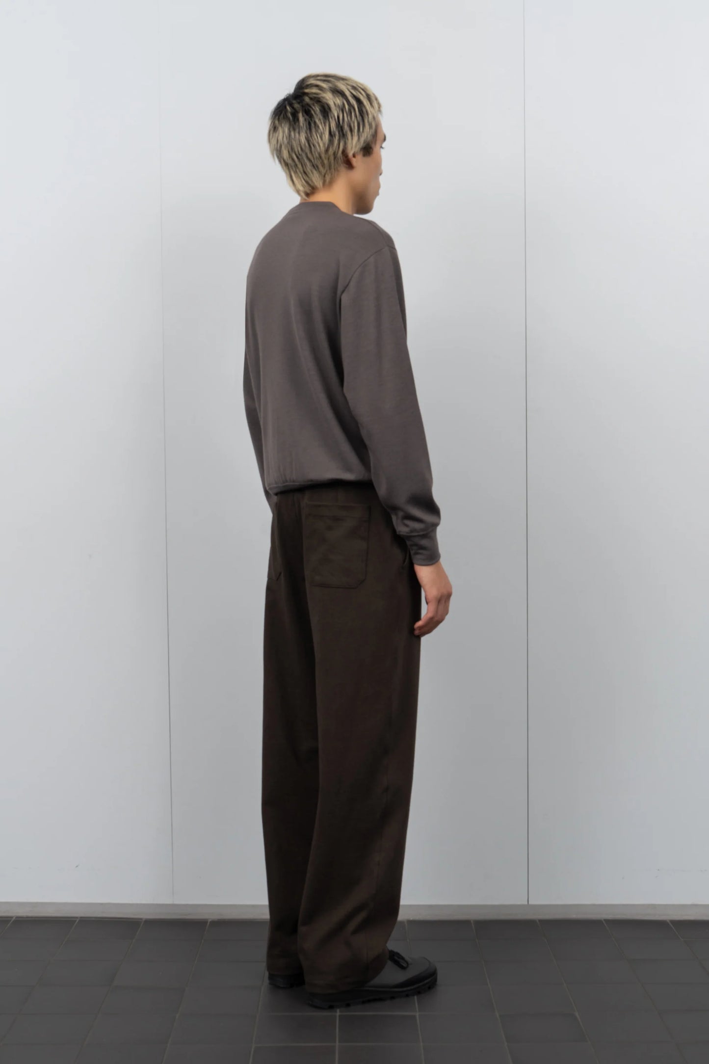 LADY WHITE CO. JERSEY TROUSER - BLACK OLIVE