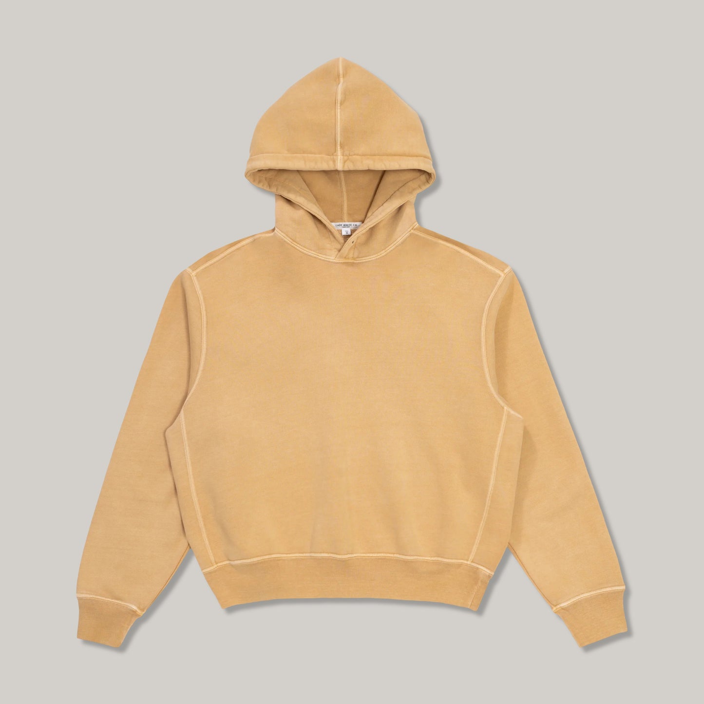 LADY WHITE CO. MINI HOODIE - MUSTARD PIGMENT